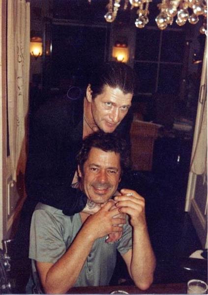 Herman Brood with Rob 